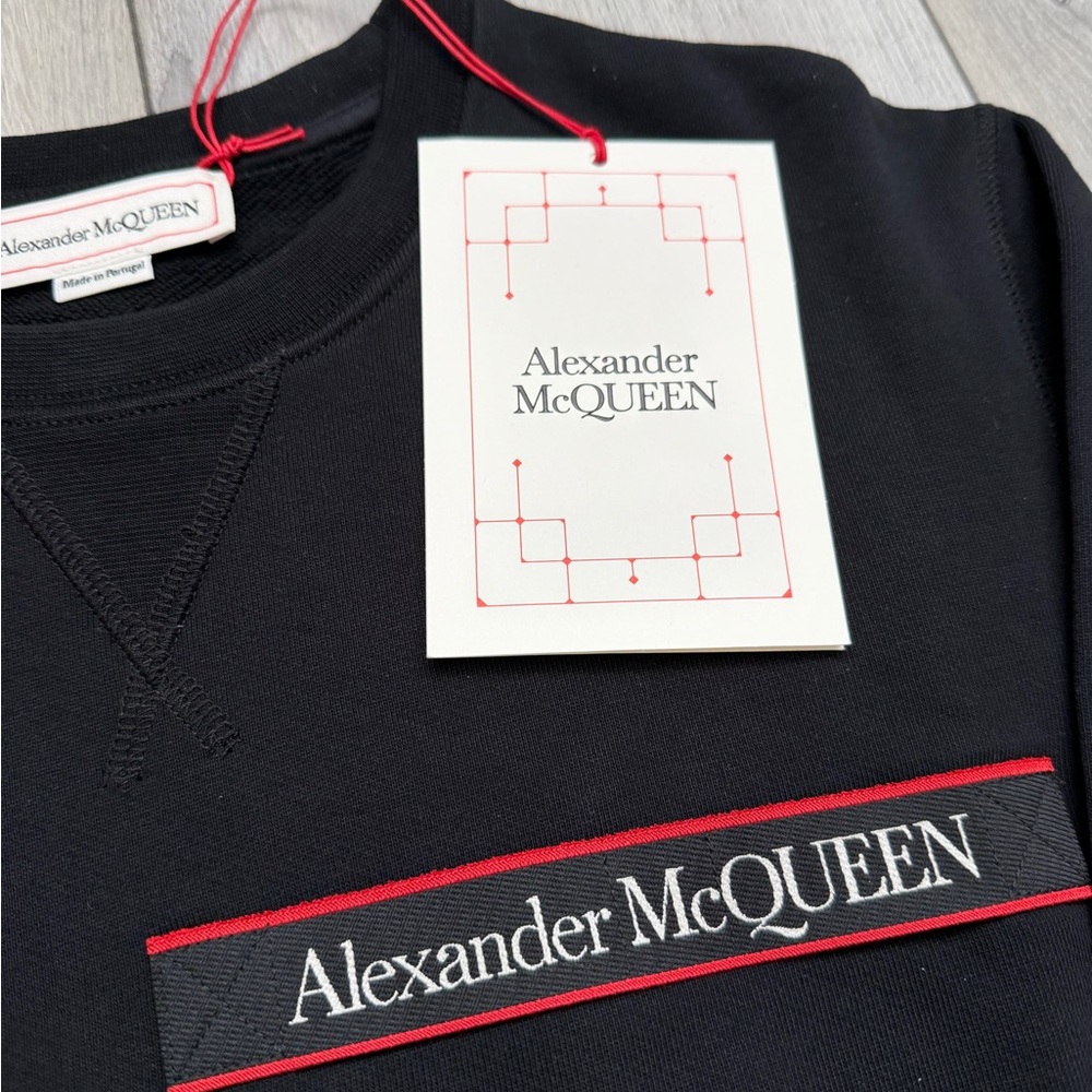 Alexander McQueen Black Crewneck Sweater